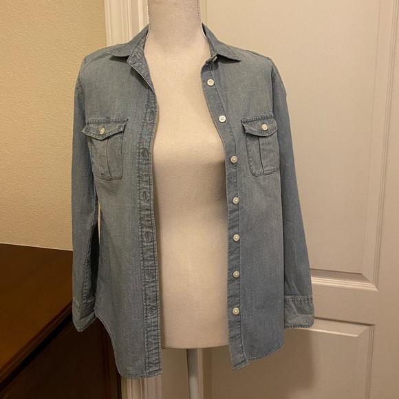 Tops - J Crew Perfect Fit shirt.